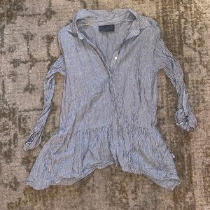 Anthropologie Long Sleeve striped Blouse